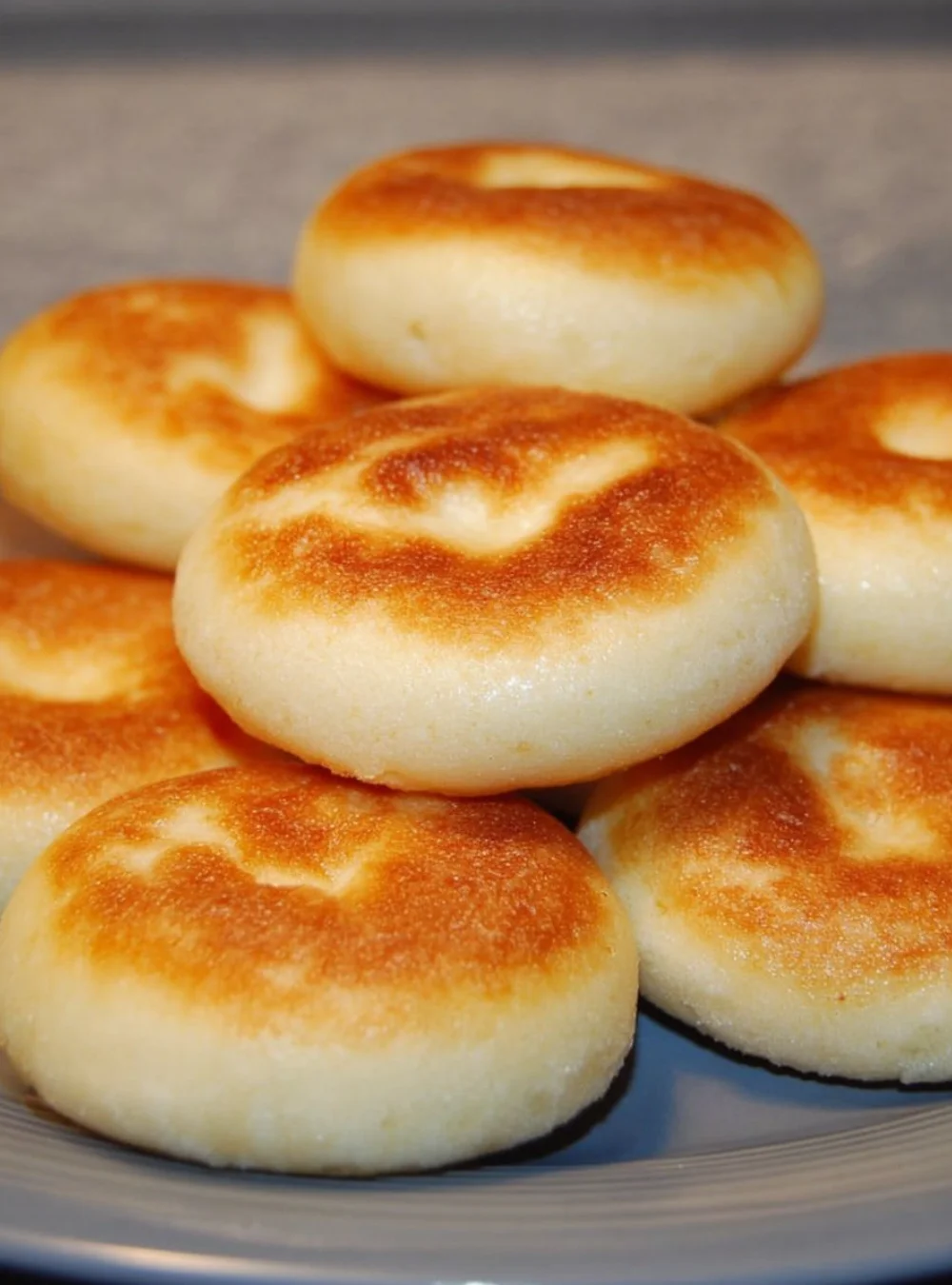 Quick bread made in a fry pan without eggs or yeast