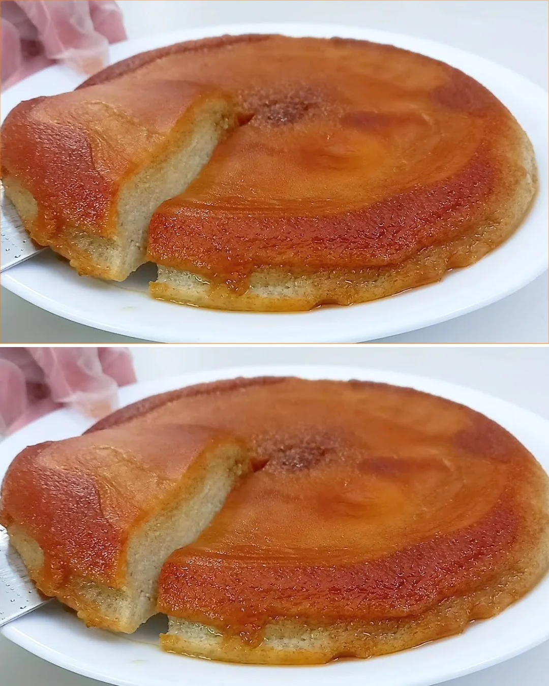 Fluffy Milk and Banana Pancakes stacked on a plate with syrup and bananas
