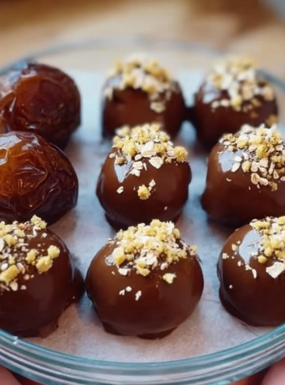 Oatmeal and Date Energy Bites made with wholesome ingredients.