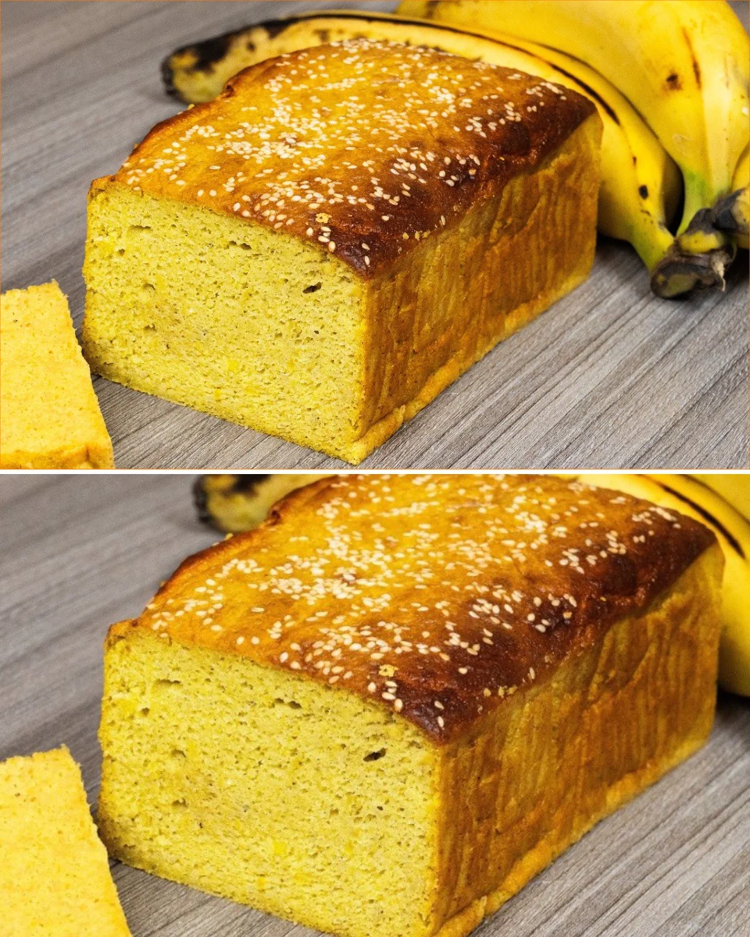 Delicious homemade Plantain Bread fresh out of the oven