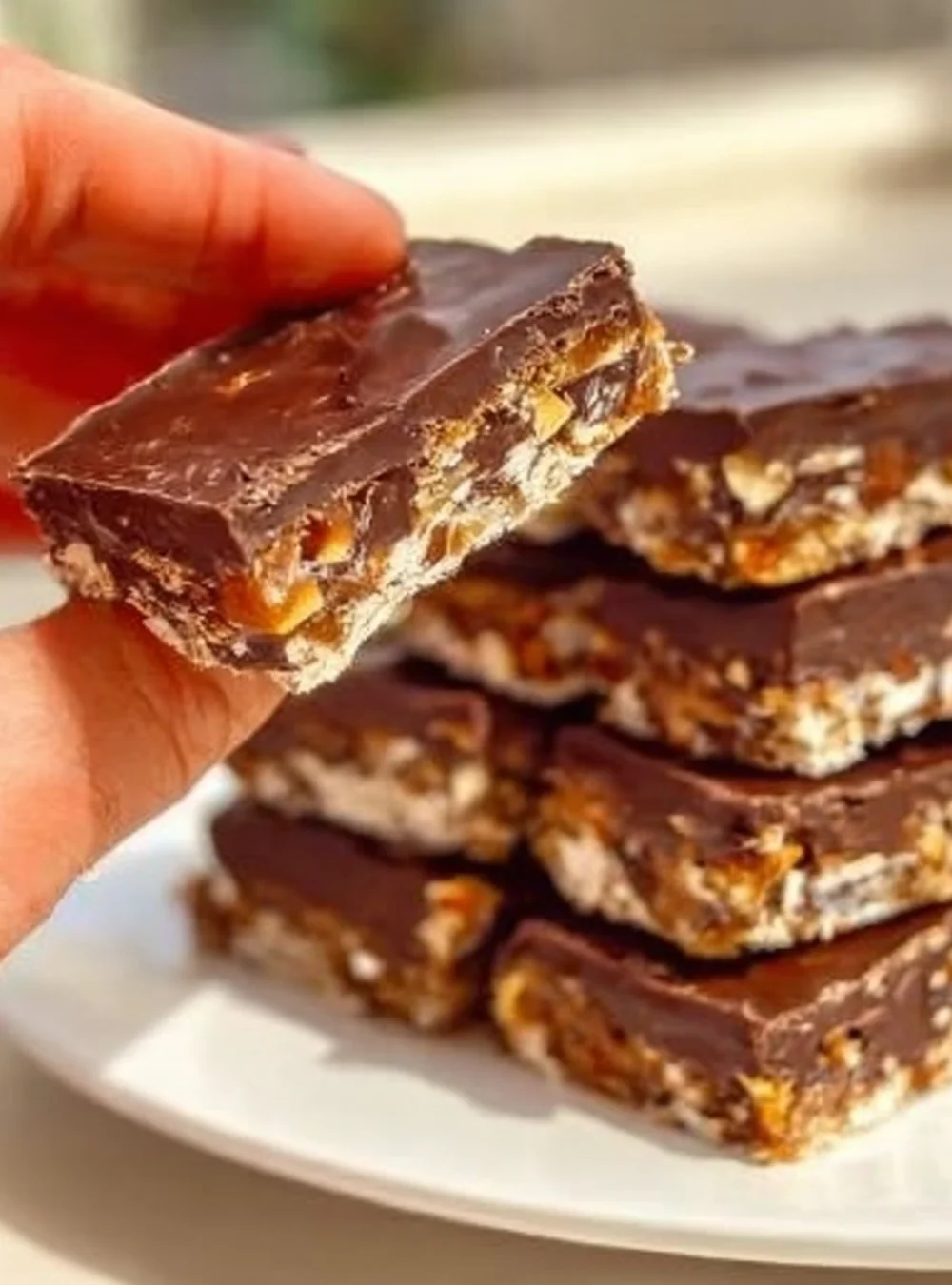 Sugar-free energy bars made with natural ingredients for a healthy snack.