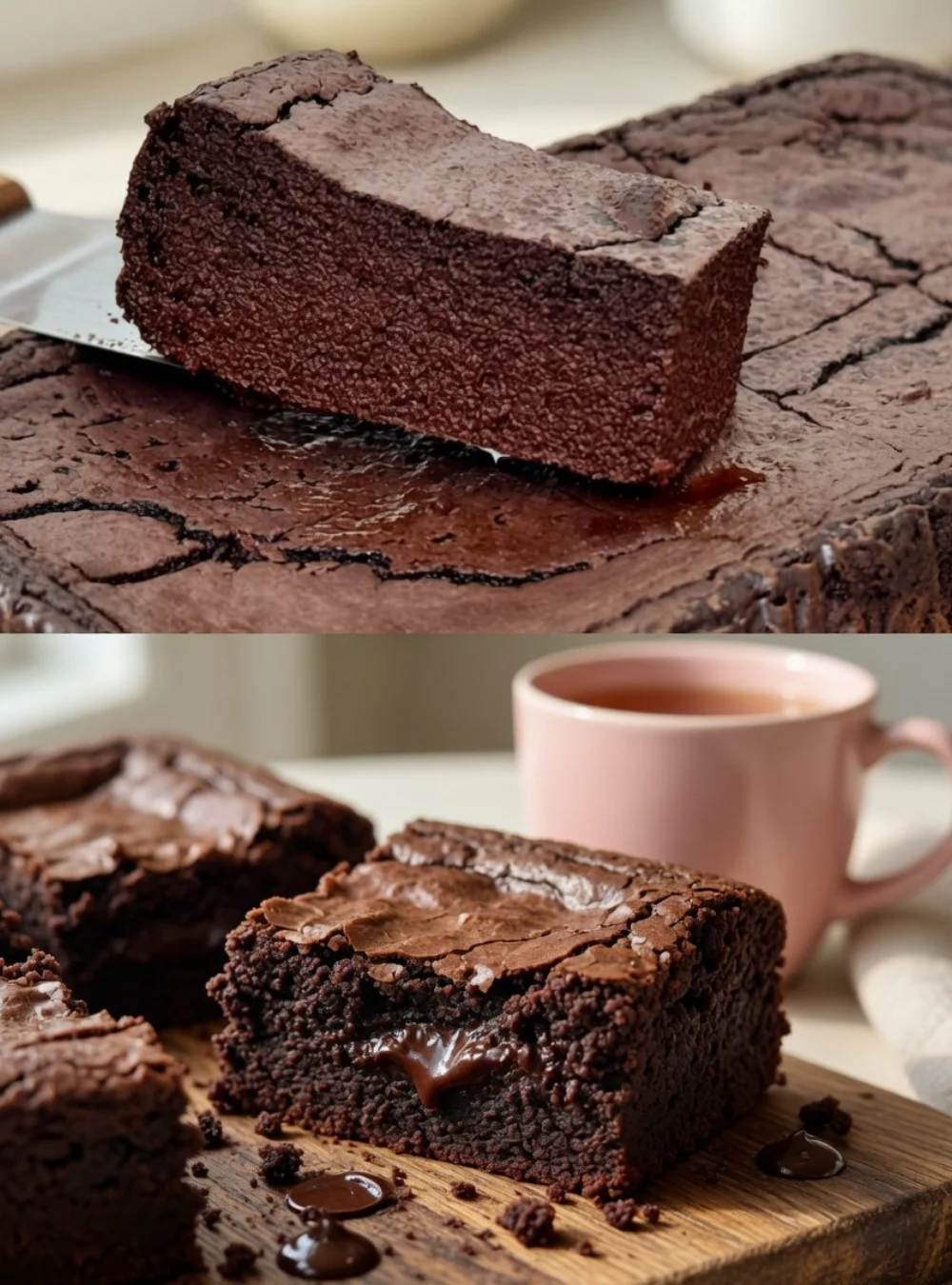 Delicious Apple Cocoa Cake for weight loss, made without flour or sugar.
