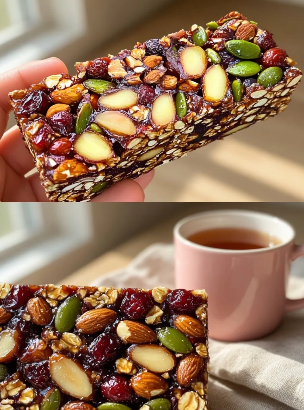 Nut energy bars for active kids providing nutrition and energy for daily activities.