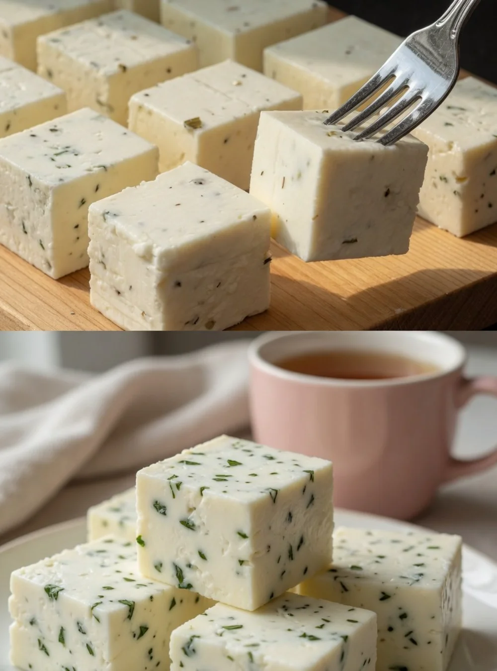 Two-ingredient cheese made in six minutes