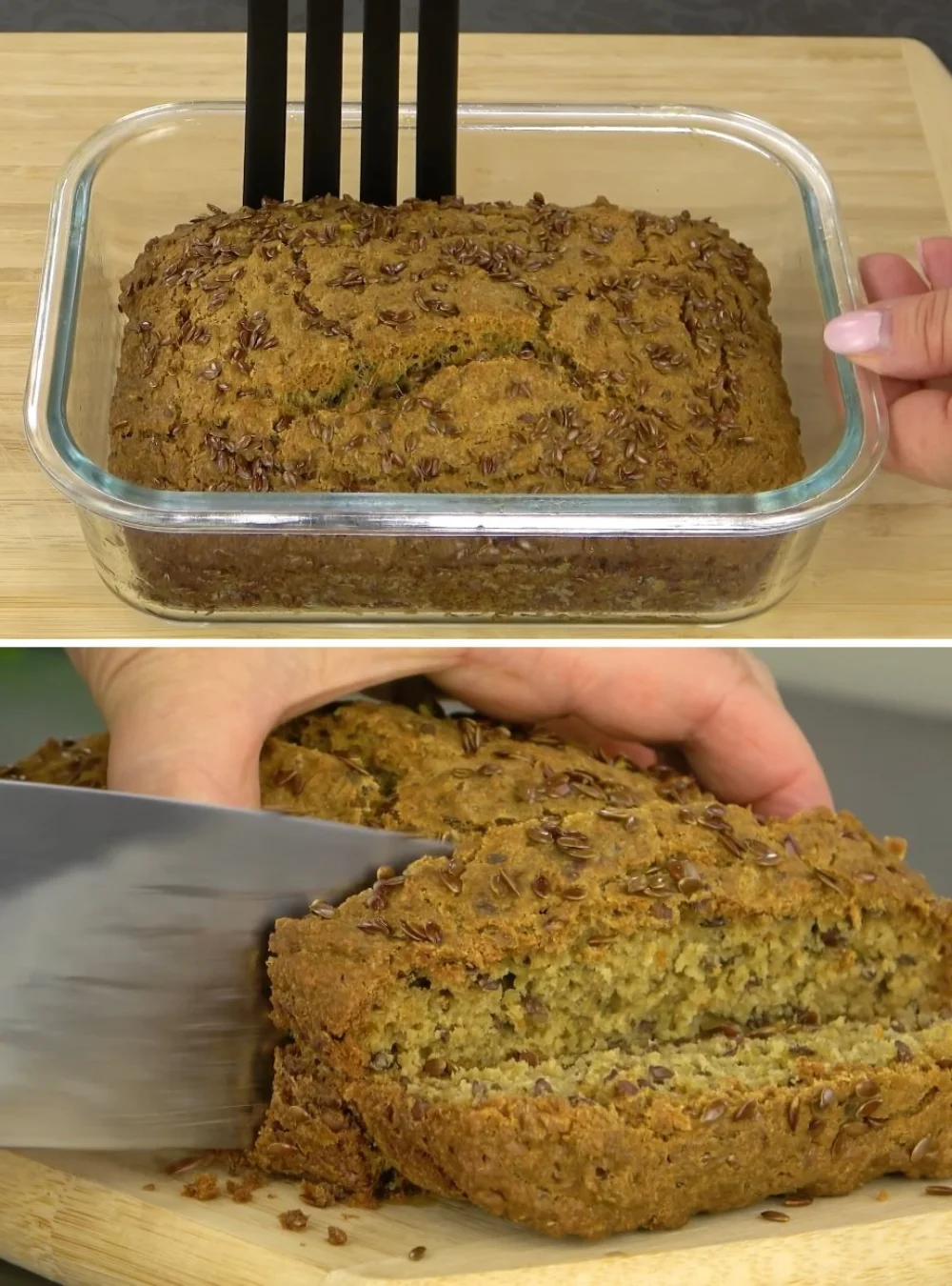 Quick and easy oatmeal bread ready in 5 minutes, perfect for a healthy breakfast.
