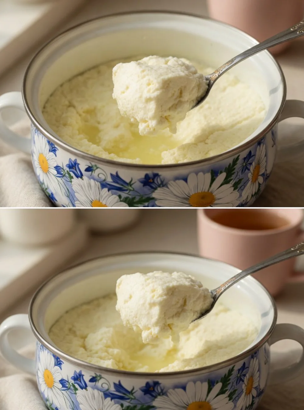A delicious three-ingredient milk and egg recipe served in a bowl.