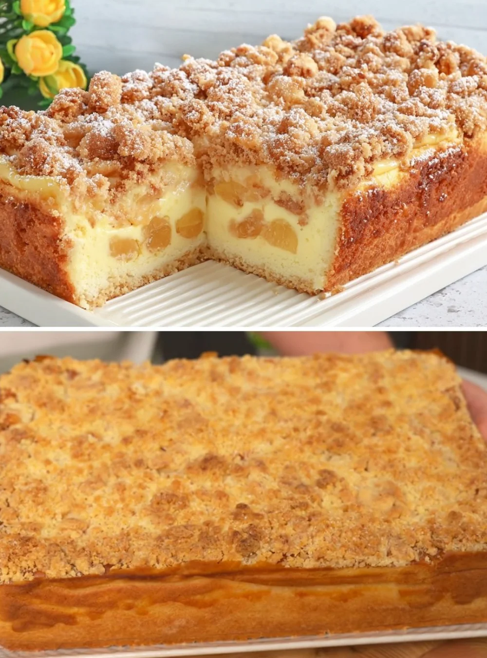 Authentic Italian apple tart with golden crust and fresh apple filling