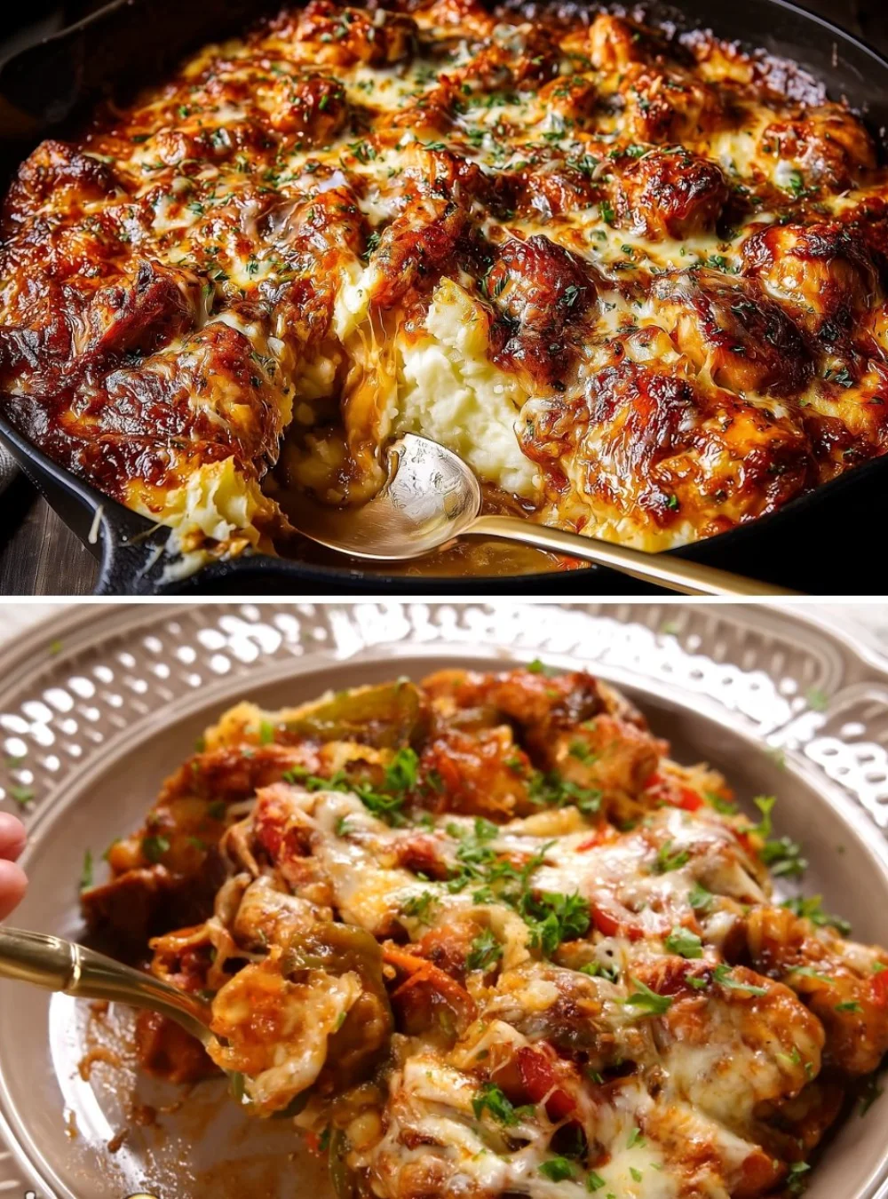 Easy chicken and potato dish served in a bowl, ideal for weeknight meals.
