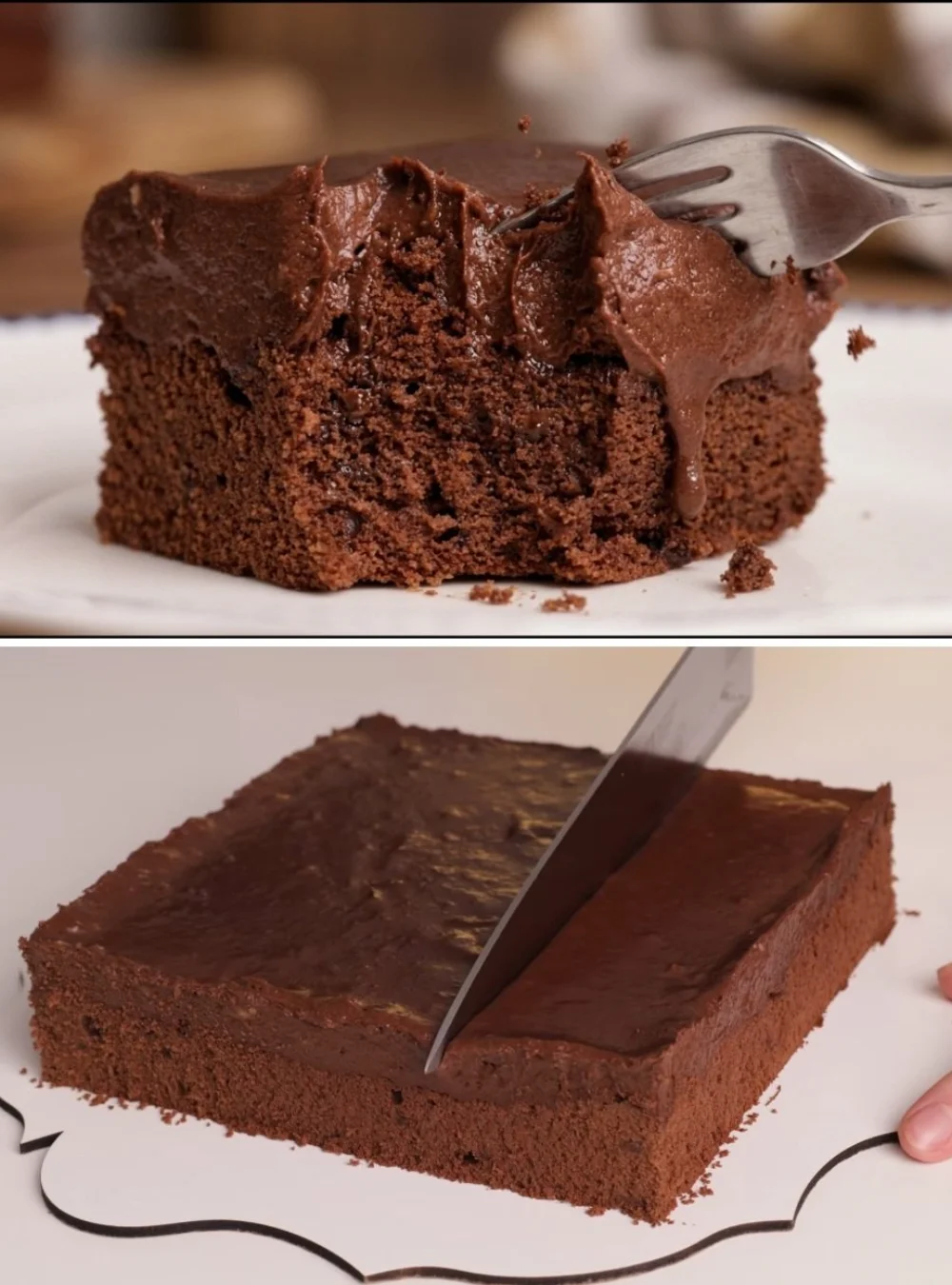 Delicious healthy banana chocolate dessert made with three simple ingredients