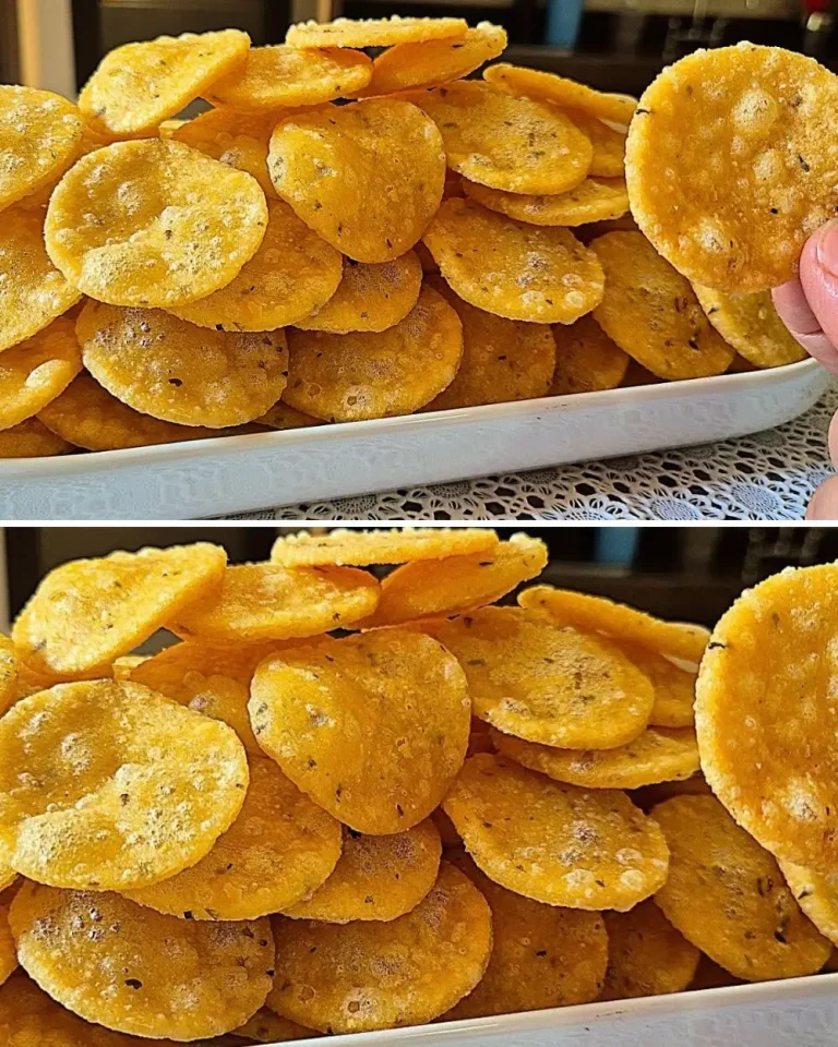 Crispy Cooked Rice Chips Recipe