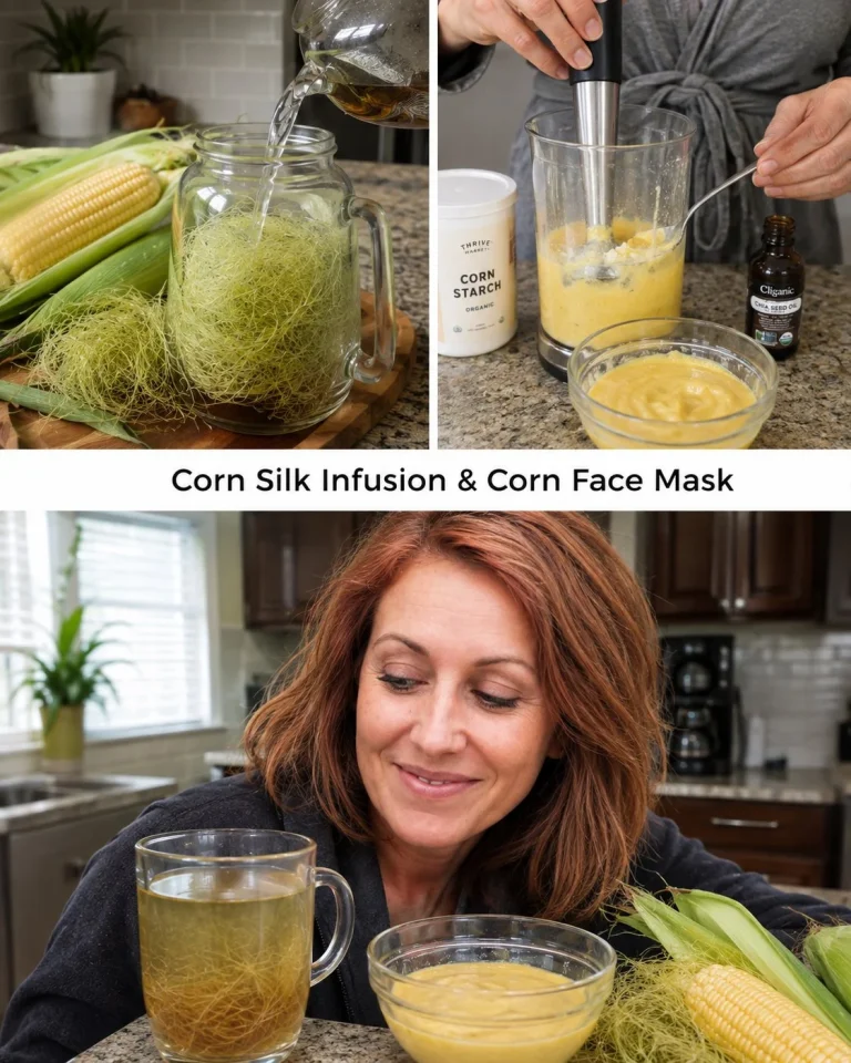 Corn Silk Infusion & Corn Face Mask