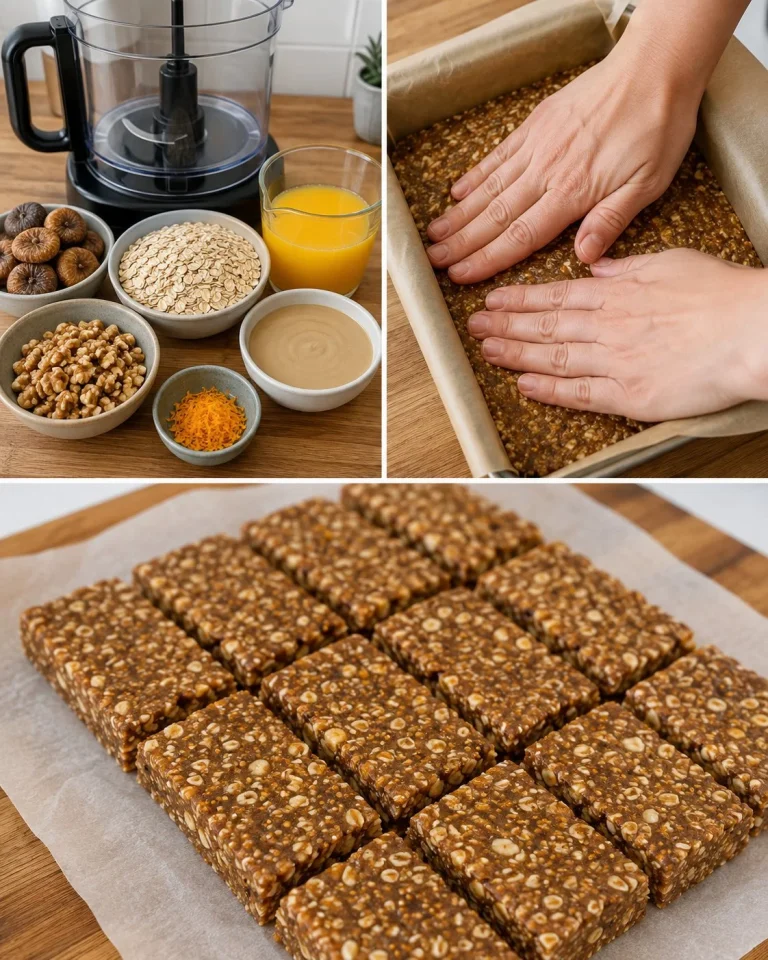 No-Bake Fig, Oat and Orange Bars