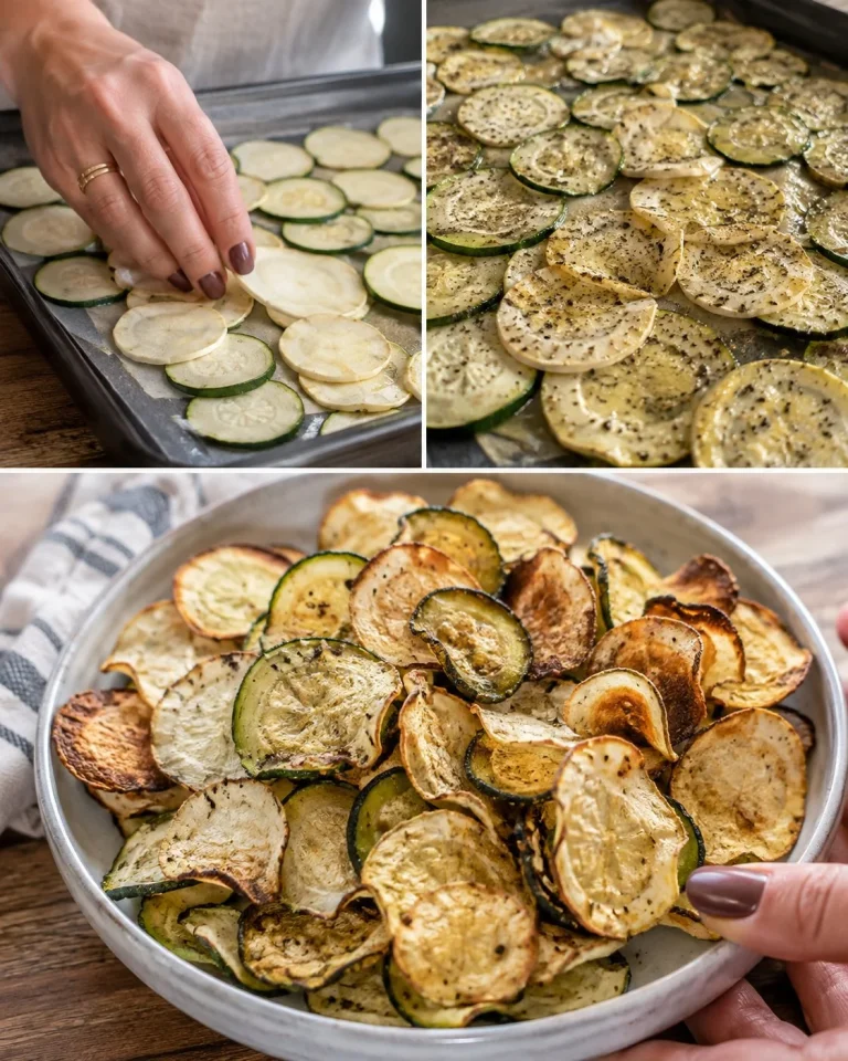 Baked Parsnip Zucchini Chips