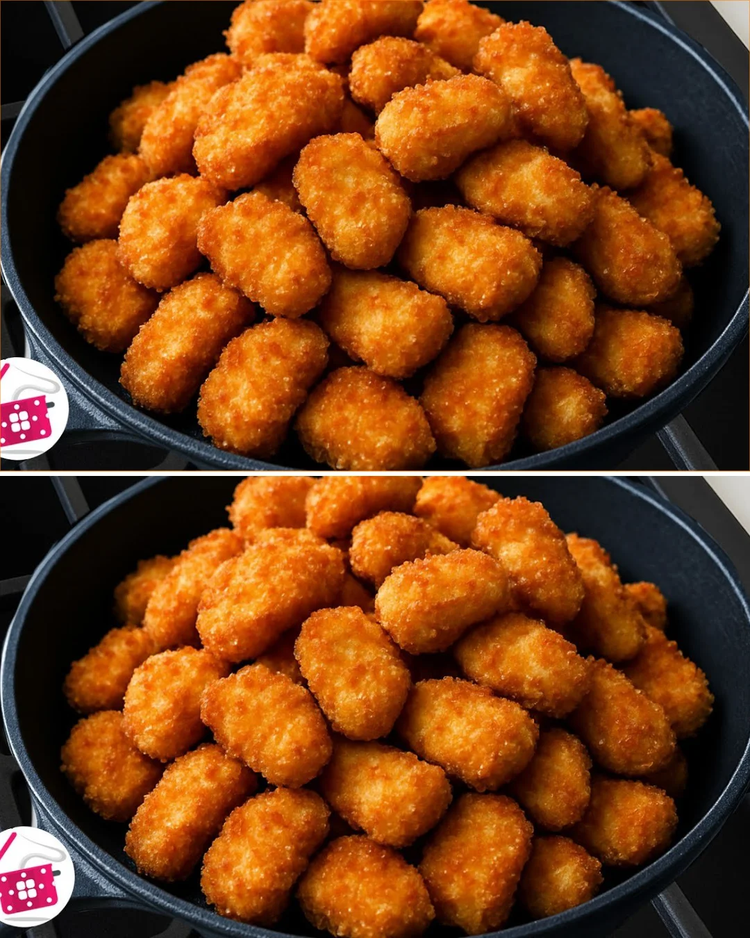 Delicious homemade chicken bites served with dipping sauce