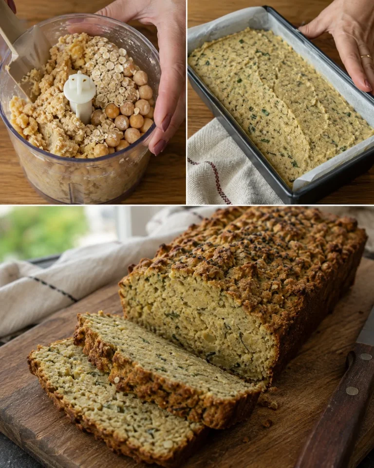 Chickpea Oat Herb Bread