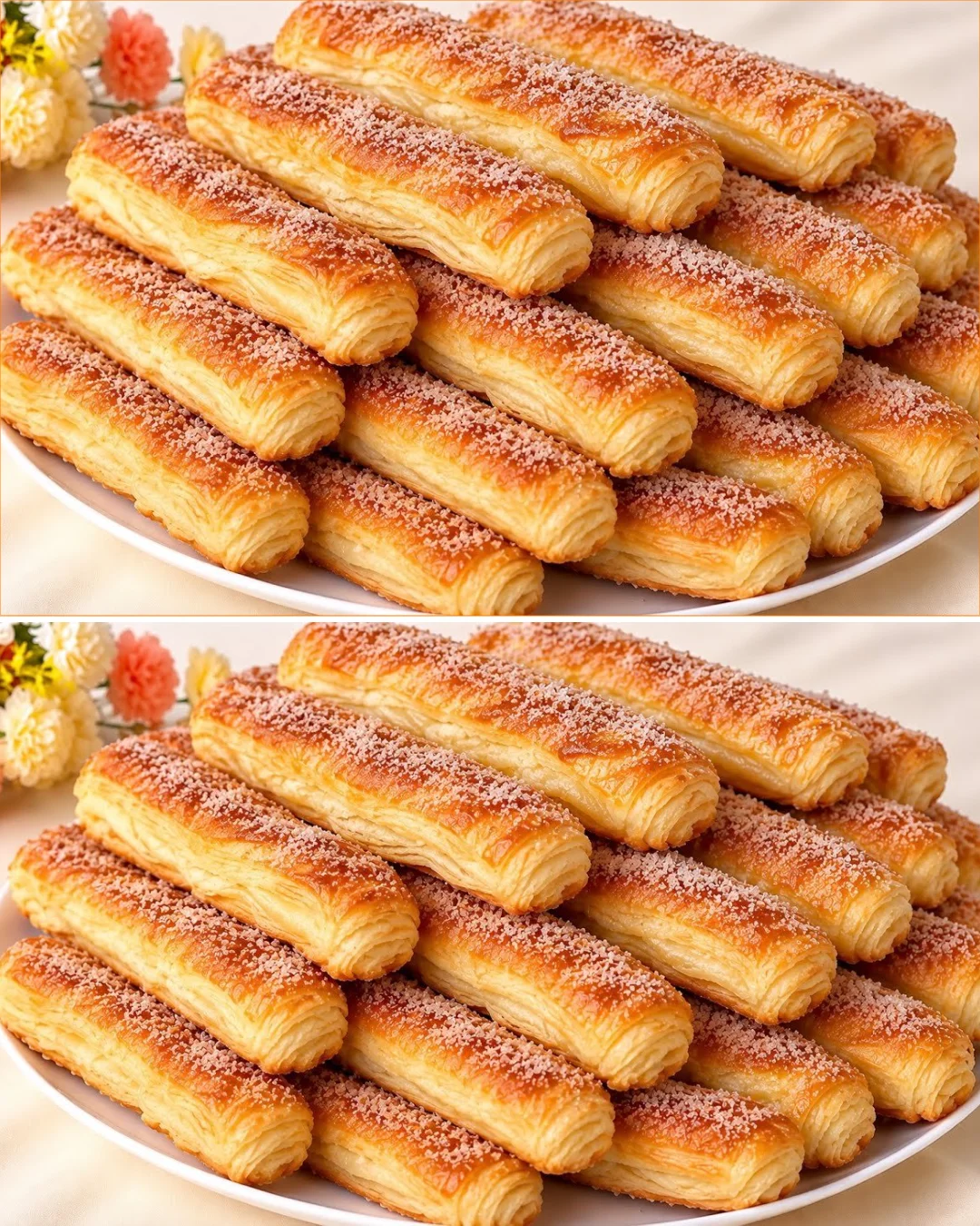 Fried apple breakfast with grated apples mixed together for a delicious treat.