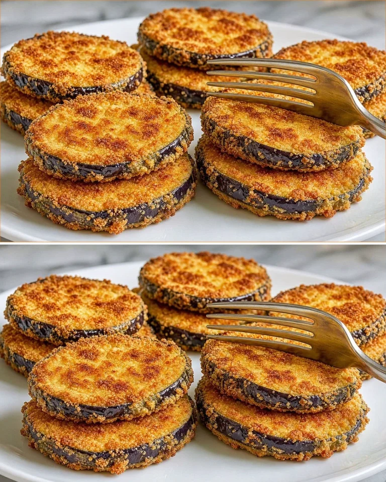 I make these eggplants five times a week! Crispy eggplant cutlets!