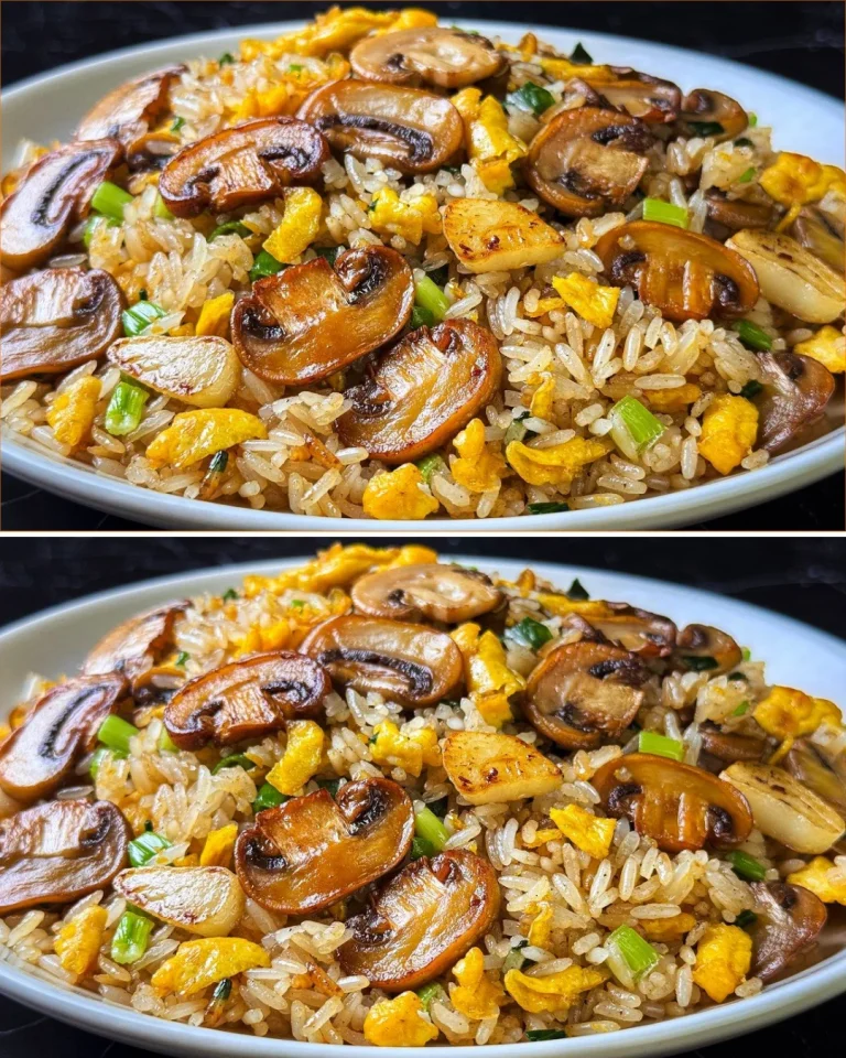I Make This Fried Rice with Mushrooms When I Need an Easy Dinner!