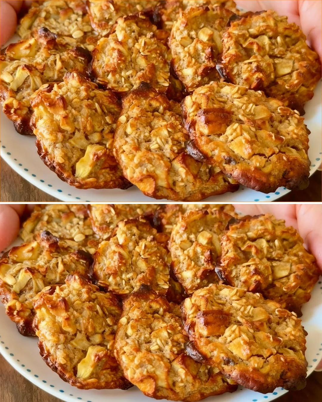 Healthy oats and apples dish without sugar or flour, showcasing a delicious recipe.