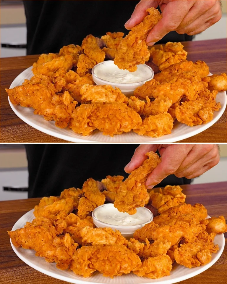 My brother worked at KFC and showed me how to make crispy chicken at home!