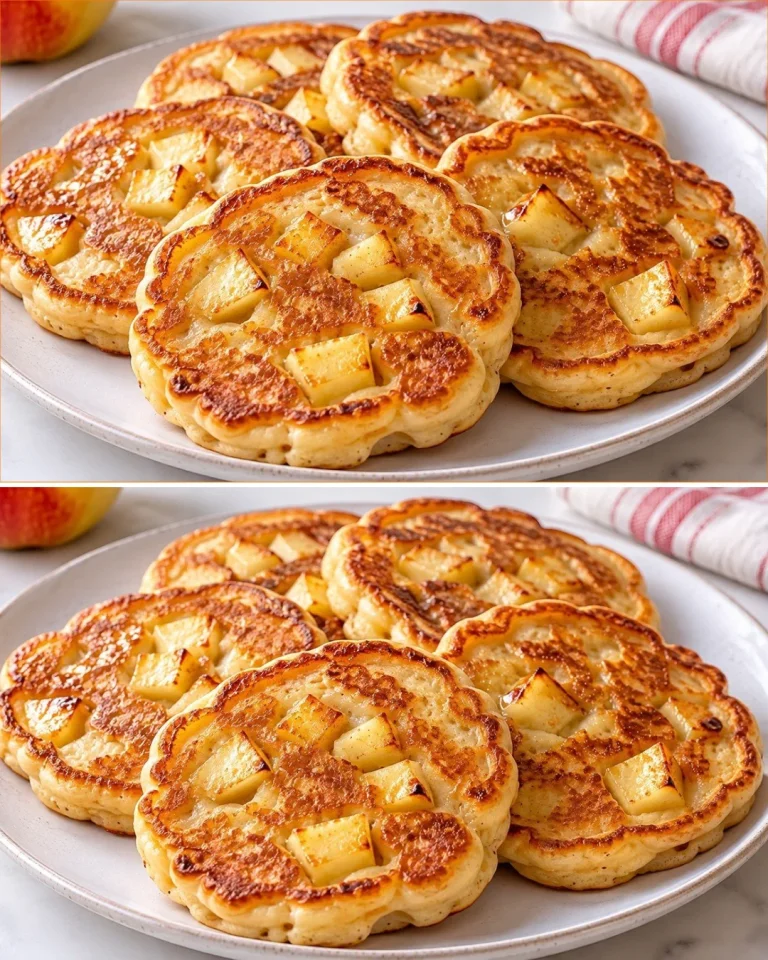 Oatmeal and apple! Incredibly delicious & HEALTHY Pancakes! No flour! No Sugar!