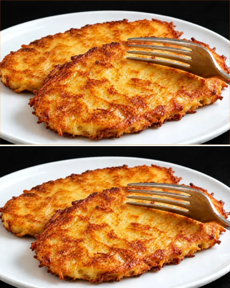 Potato schnitzel! It’s so delicious and easy that I cook it every week!