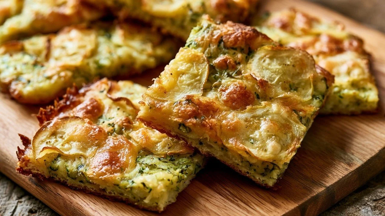 Delicious potatoes and zucchini prepared in a simple, affordable recipe