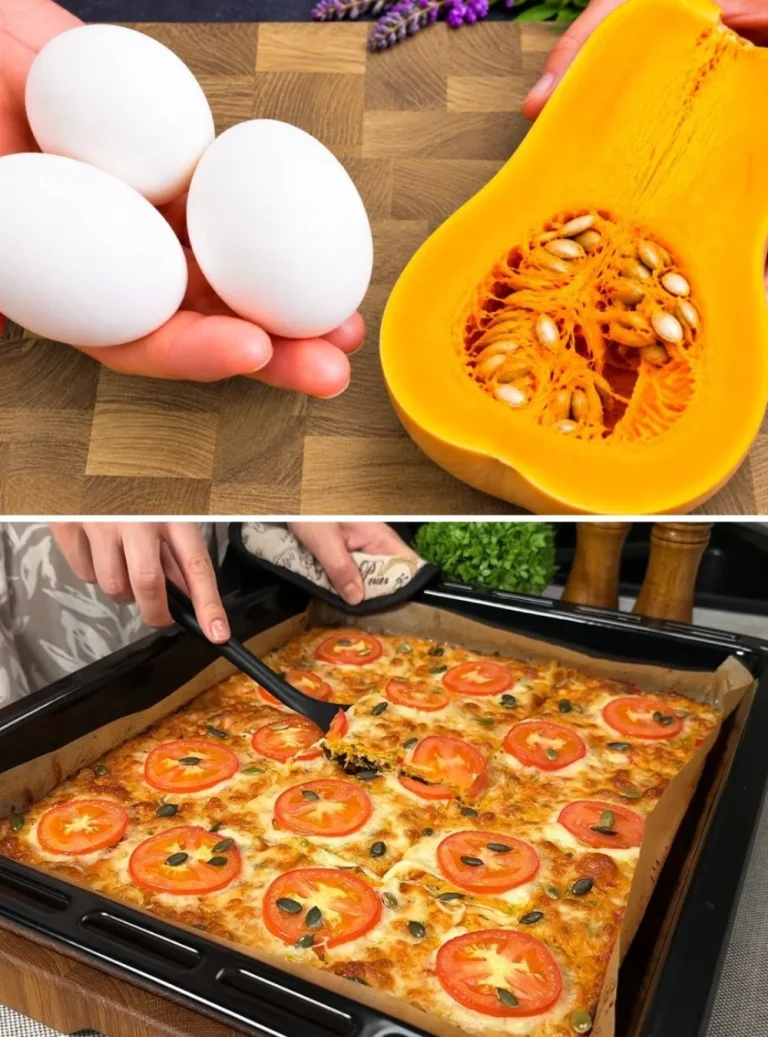 Pumpkin with eggs tastes better than meat! A simple and delicious dinner recipe!