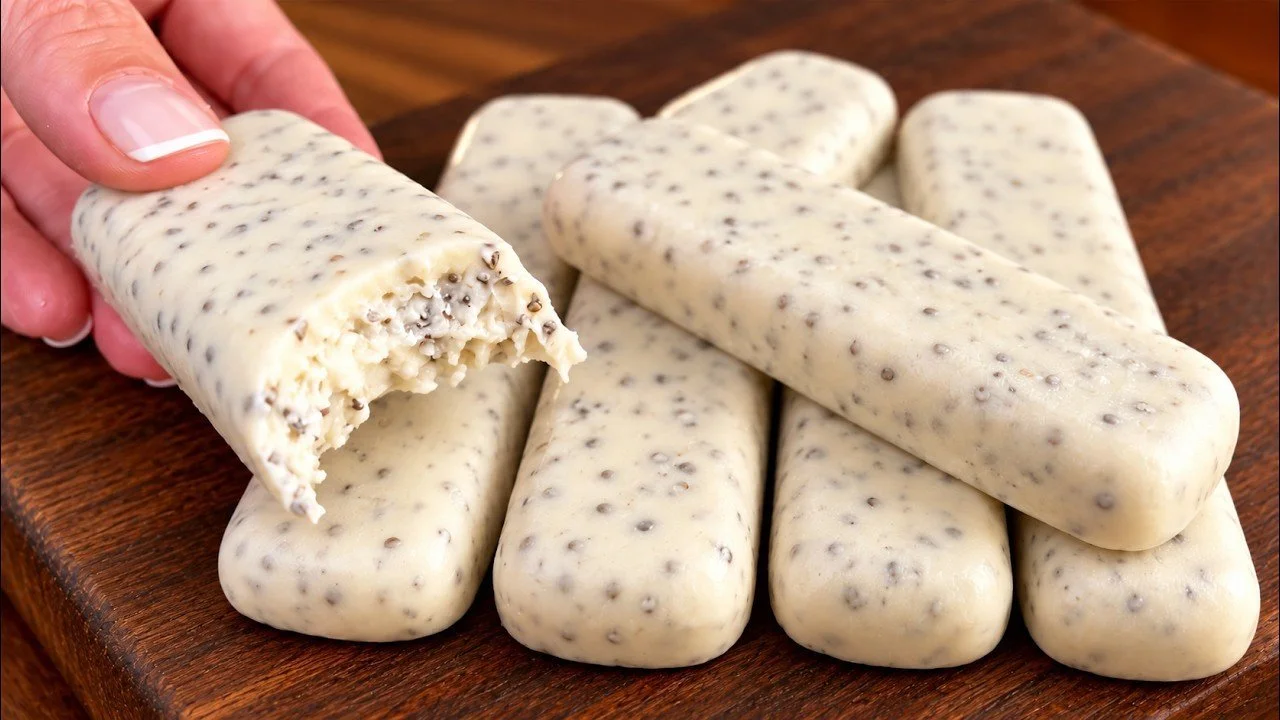 Healthy lactose-free protein dessert made from chia ready in 3 minutes