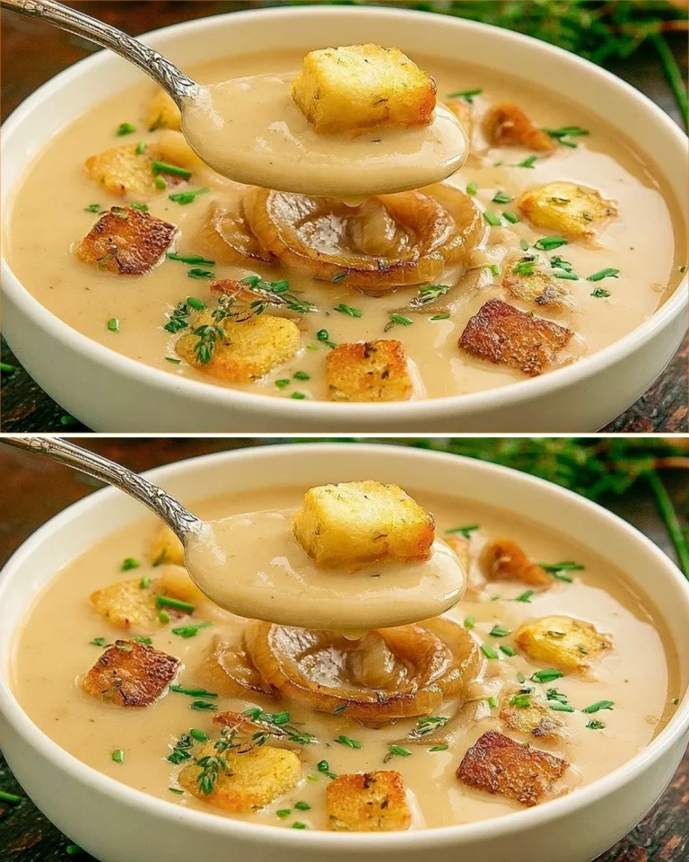 This onion soup is so delicious that I make it every week! No one knows this simple recipe!