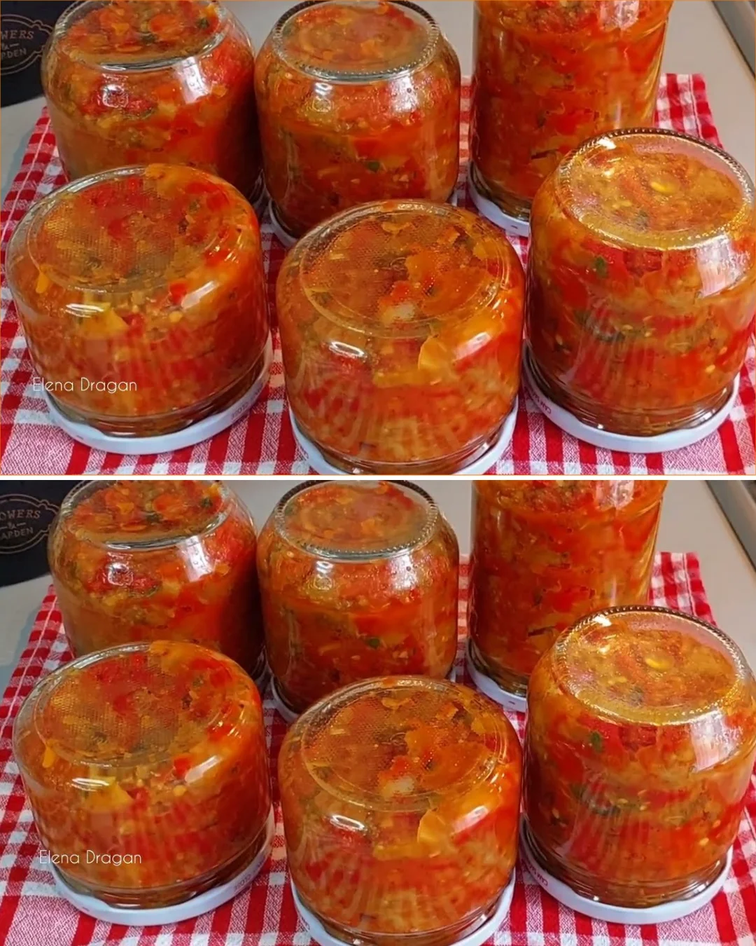 Delicious roasted eggplant and pepper appetizer, perfect for Turkish Meze in winter.