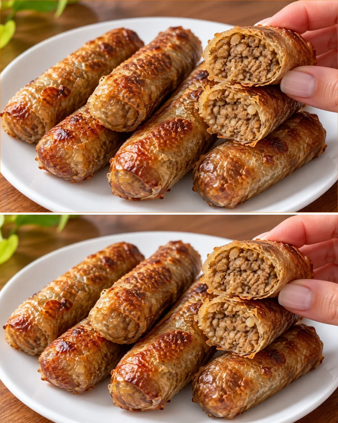 Delicious vegan sausages made from protein lentils, perfect for plant-based meals