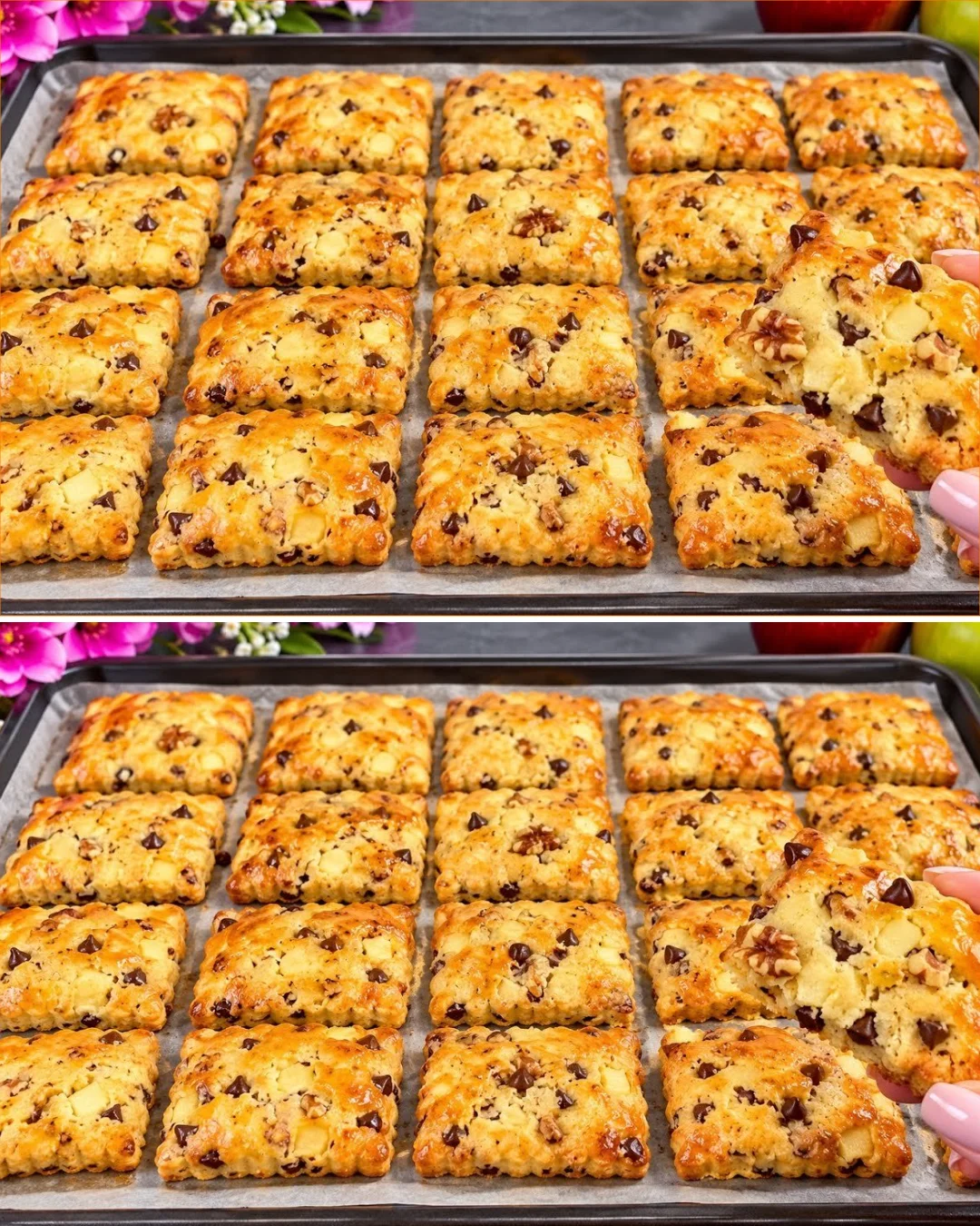 Delicious gooey cookies made with 1 egg and yogurt for an easy treat.