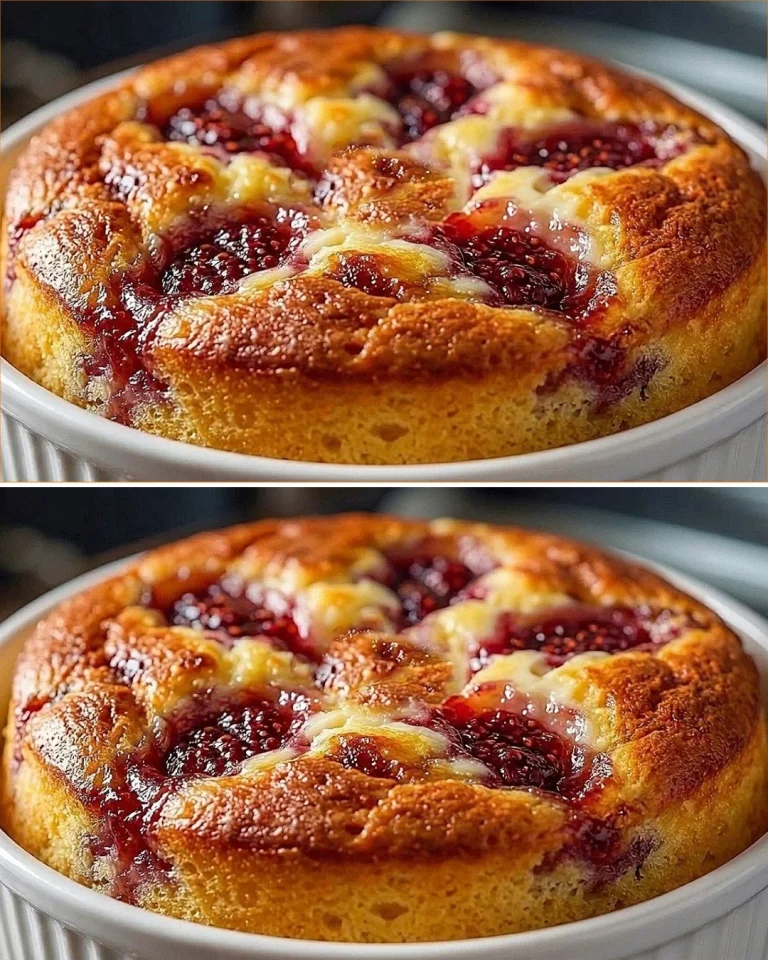 3 eggs and a glass of yogurt – JUST MIX EVERYTHING AND BAKE! Yogurt pie with jam