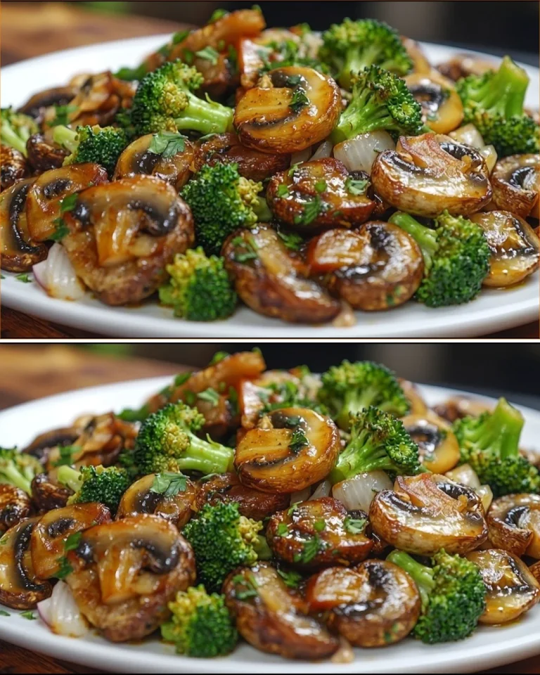 Broccoli with mushrooms – tastier than meat! The best pan recipe.