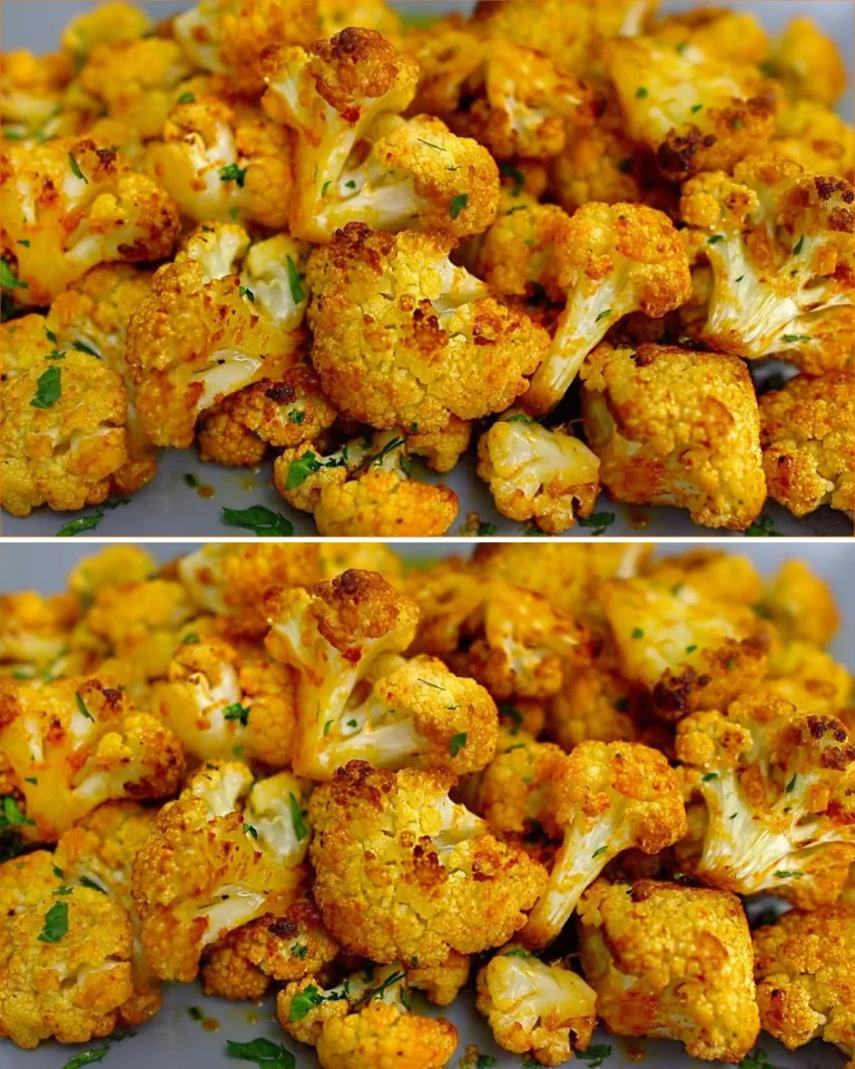 Delicious cauliflower baked in the oven. Easy and quick recipe!