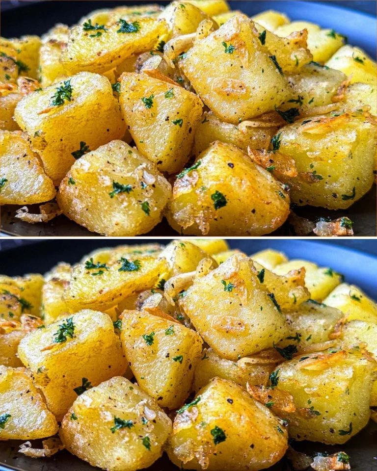 Golden Garlic Butter Potatoes