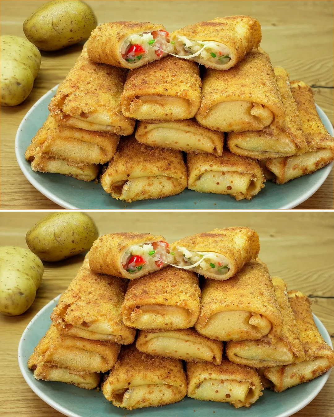 Delicious potato dish made with three simple ingredients