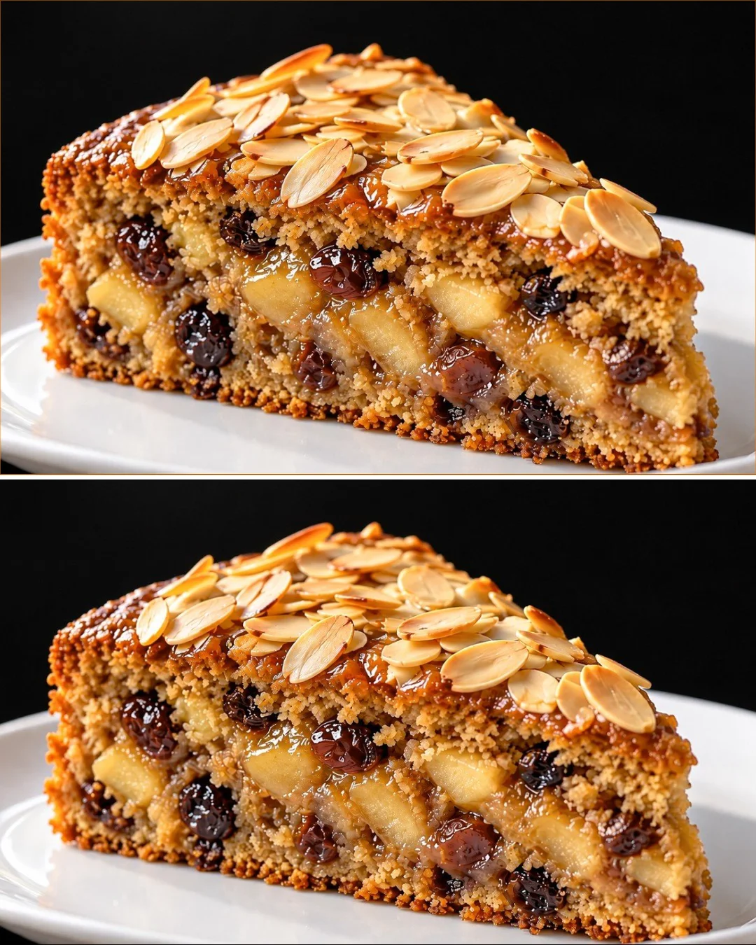 Healthy cake made with oats, yogurt, and apple, ready in 5 minutes.