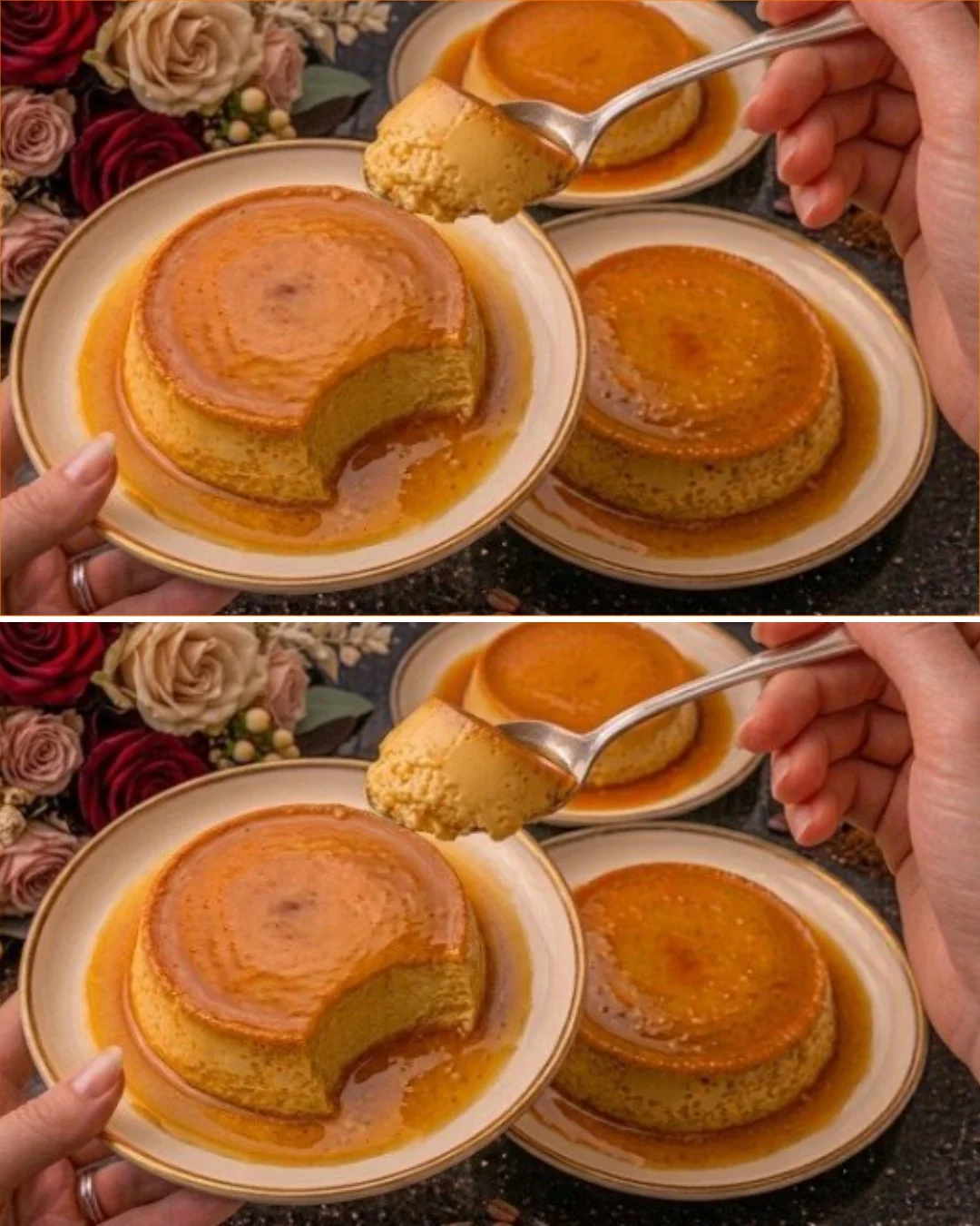 Bowl of semolina milk prepared with simple ingredients in 5 minutes.