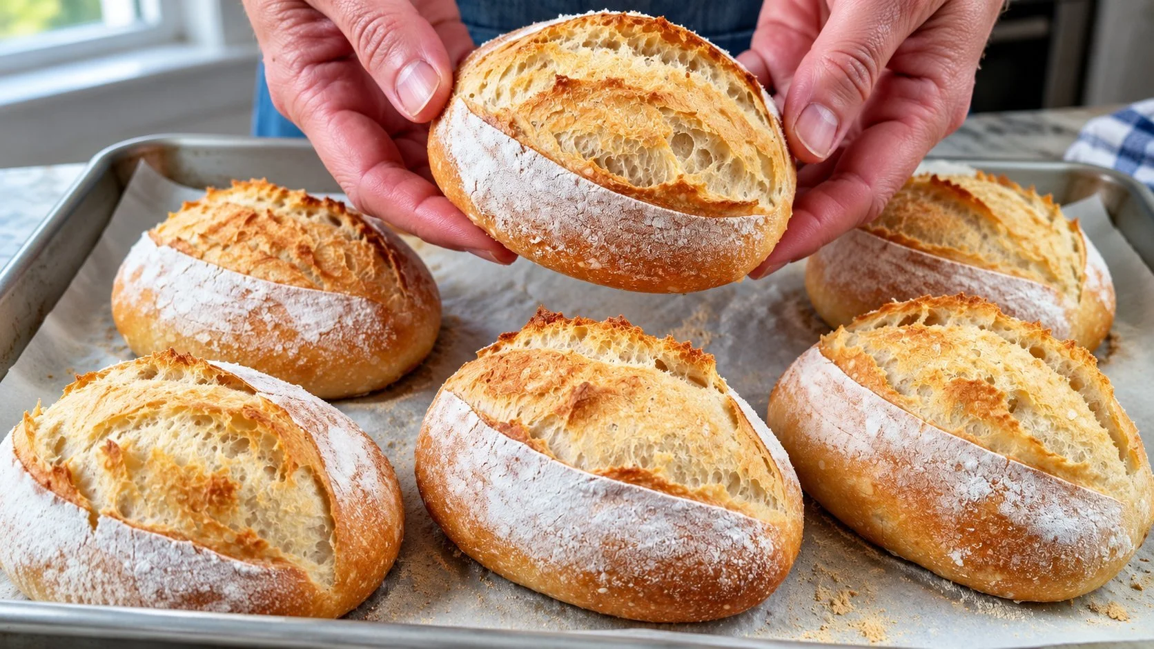 Homemade quick bread fresh out of the oven, ready to enjoy.