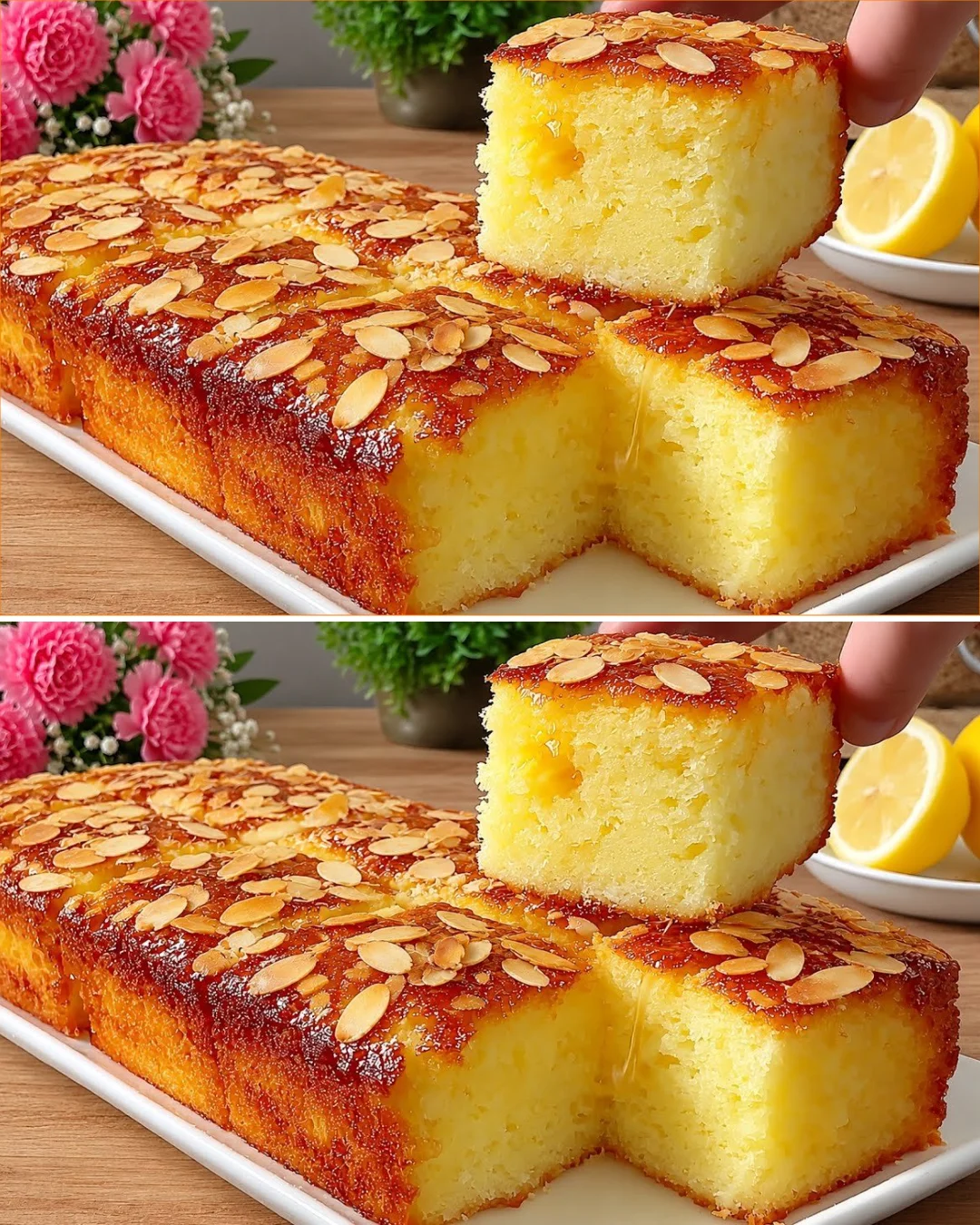 Delicious French yogurt cake made with Grandma's secret ingredient in 5 minutes
